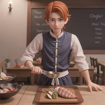 Image For Post Anime, knights, teacher, chef, seafood restaurant, doctor, HD, 4K, AI Generated Art