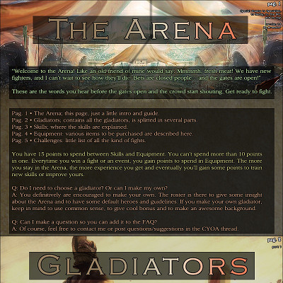 Image For Post The Arena CYOA from /tg/