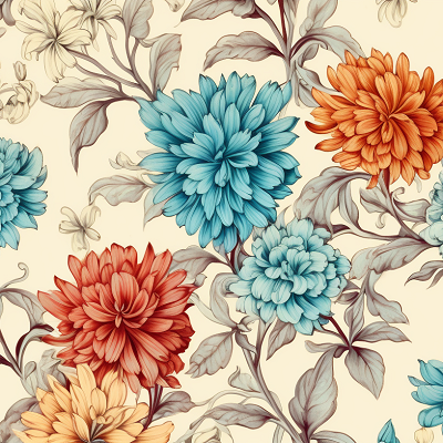 Image For Post Vintage Flowers Wallpaper - Wallpaper