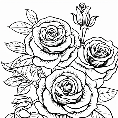 Image For Post Wildflower Sketch Collection - Printable Coloring Page