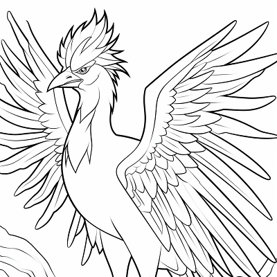 Image For Post | Detailed sketch of Lugia with a focus on its powerful wings and distinctive shape. printable coloring page, black and white, free download - [Pokemon Drawing Sketch Coloring Pages ](https://hero.page/coloring/pokemon-drawing-sketch-coloring-pages-fun-for-adults-and-kids)
