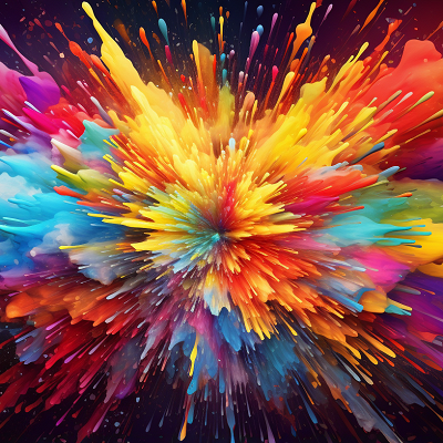 Image For Post Abstract Art Wallpaper Explosions of Color - Wallpaper