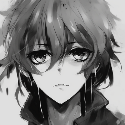 Image For Post | Boy character with his gaze downwards, hinting at deep thoughts. black and white anime boy profile picture - [Anime Profile Picture Black and White](https://hero.page/pfp/anime-profile-picture-black-and-white)