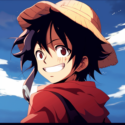Image For Post | Luffy from One Piece laughing, high energy lines and bold colors funny anime pfp gif collection - [anime pfp gif](https://hero.page/pfp/anime-pfp-gif)