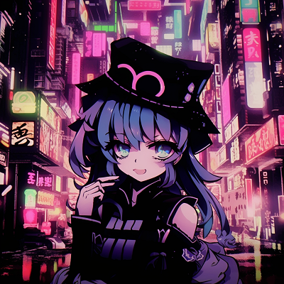 Image For Post | Cyberpunk city with vibrant lighting, neon colors and advanced technology aesthetics. unique anime aesthetic pfp selections - [Anime Aesthetic PFP World](https://hero.page/pfp/anime-aesthetic-pfp-world)
