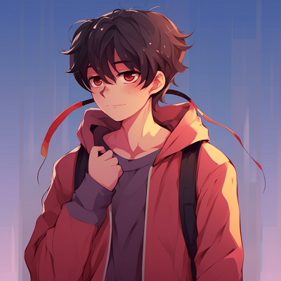 Image For Post | Profile of a modern anime guy, smooth linework and pastel tones. trendy anime guy pfp - [Anime Guy PFP](https://hero.page/pfp/anime-guy-pfp)