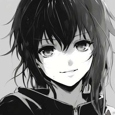 Image For Post | An anime character portrayed in a dynamic pose, highlighting the use of shading and balance between light and dark. black and white anime pfp manga - [anime pfp manga optimized](https://hero.page/pfp/anime-pfp-manga-optimized)