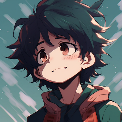 Image For Post | Heroic Deku in his hero suit with light radiating, capturing the essence of My Hero Academia. catchy anime pfp selections - [Best Anime PFP](https://hero.page/pfp/best-anime-pfp)