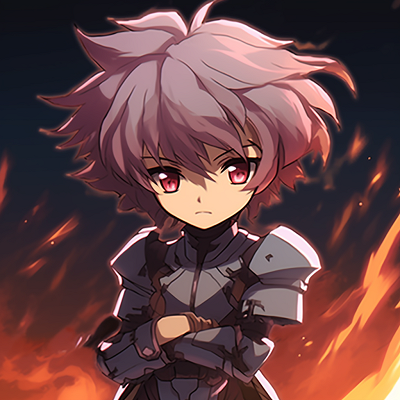 Image For Post | Chibi-style anime knight ready for battle, with cute oversized features. best animated pfp for discord - [Best Animated PFP Online](https://hero.page/pfp/best-animated-pfp-online)