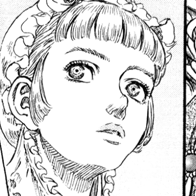 Image For Post | Aesthetic anime & manga PFP for discord, Berserk, In the Garden - 252, Page 7, Chapter 252. 1:1 square ratio. Aesthetic pfps dark, color & black and white. - [Anime Manga PFPs Berserk, Chapters 242](https://hero.page/pfp/anime-manga-pfps-berserk-chapters-242-291-aesthetic-pfps)