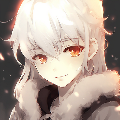 Image For Post | Close-up of a smirking anime boy with white hair, attention to facial expression details and contrasting tones. white hair anime pfp boy - [White Anime PFP](https://hero.page/pfp/white-anime-pfp)