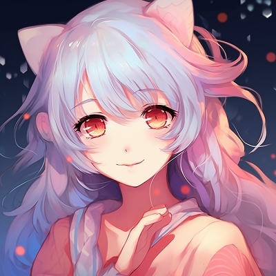Image For Post | Close-up portrait of a cute anime girl with pastel color tones, emphasising on the facial expression. exchange your cute anime girl pfp anime pfp - [Cute Anime Girl pfp Central](https://hero.page/pfp/cute-anime-girl-pfp-central)