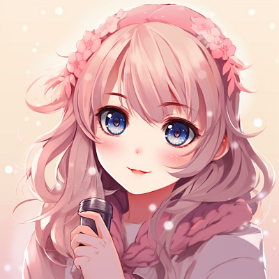Image For Post | Chibi-style girl with elegant clothing and twinkling eyes, filled with dazzling colors and minimal line work. glamorous kawaii anime pfp choices - [kawaii anime pfp universe](https://hero.page/pfp/kawaii-anime-pfp-universe)