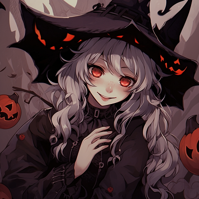 Image For Post | Anime character as a vampire, vivid eyes and pale skin tones. halloween pfp anime inspiration - [Halloween Anime PFP Spotlight](https://hero.page/pfp/halloween-anime-pfp-spotlight)