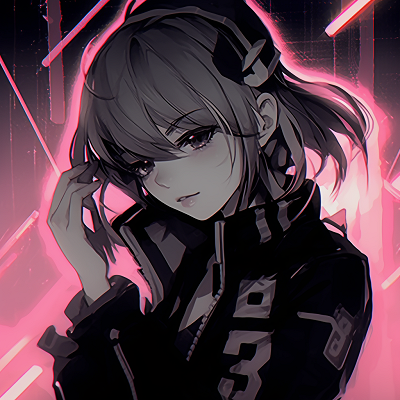 Image For Post | Anime character with cyberpunk aesthetics, neon accents and high contrast. anime pfp aesthetic variations - [Aesthetic PFP Anime Collection](https://hero.page/pfp/aesthetic-pfp-anime-collection)