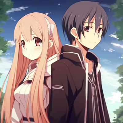 Image For Post Under the Cherry Blossoms - matching anime pfp for couples
