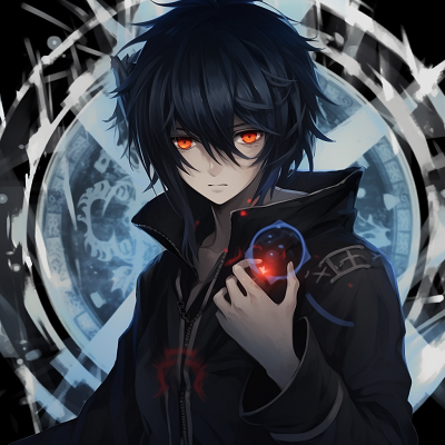 Image For Post | Dark Aura surrounding the character Jellal, thick strokes and dark color palette. top-rated edgy anime pfp - [Edgy Anime PFP Collection](https://hero.page/pfp/edgy-anime-pfp-collection)