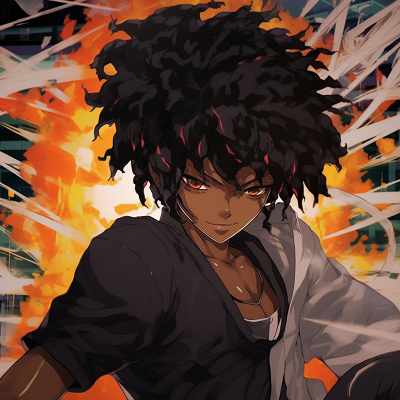 Image For Post | Close-up of Michiko Malandro's face, expressive eyes and detailed facial features. stunning black anime characters pfp - [Amazing Black Anime Characters pfp](https://hero.page/pfp/amazing-black-anime-characters-pfp)