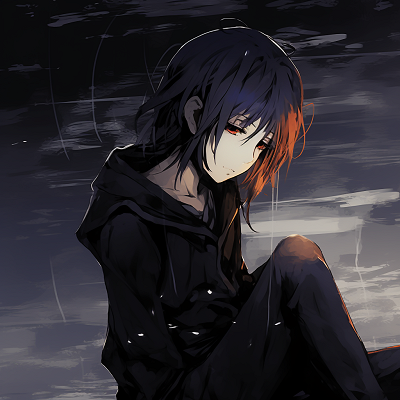 Image For Post | Image of an anime boy expressing despair, vibrant lines and dark tones. depressed anime boy pfp collection - [Depressed Anime PFP Collection](https://hero.page/pfp/depressed-anime-pfp-collection)