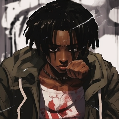 Image For Post | Playboi Carti as Eren Yeager, detailed costuming and strong outlines. playboi carti anime pfp aesthetics - [Playboi Carti PFP Anime Art Collection](https://hero.page/pfp/playboi-carti-pfp-anime-art-collection)