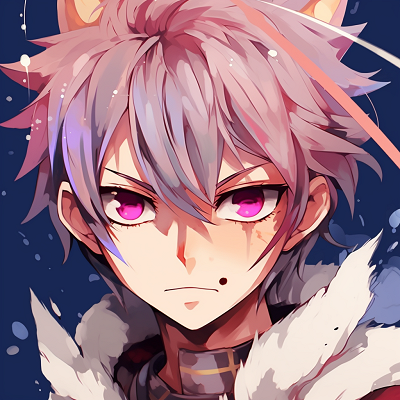 Image For Post | Natsu Dragneel's face in a close shot, sharp lines and bright colors. famous good anime pfp - [Good Anime PFP Selection](https://hero.page/pfp/good-anime-pfp-selection)