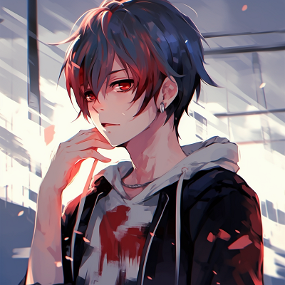 Image For Post | Shoto Todoroki with a determined expression, characterized by soft shading and a balanced color palette. popular good anime pfp - [Good Anime PFP Selection](https://hero.page/pfp/good-anime-pfp-selection)