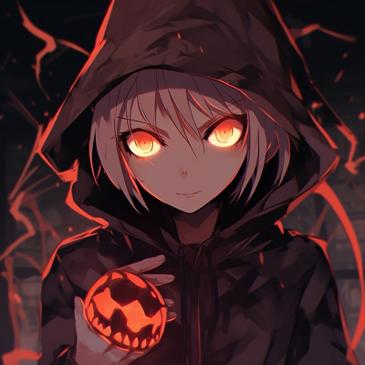 Image For Post | Cloaked figure with features of a ghoul, darkly drawn with a glinting eye. innovative halloween anime pfp - [Halloween Anime PFP Collection](https://hero.page/pfp/halloween-anime-pfp-collection)