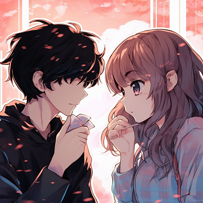 Image For Post | A perfect matching anime profile picture for couples who wants to symbolize being together though physically apart, with vibrant colors and finely detailed strokes. apart yet together: unique matching anime pfp for long-distance couples - [Boosted Selection of Matching Anime PFP for Couples](https://hero.page/pfp/boosted-selection-of-matching-anime-pfp-for-couples)