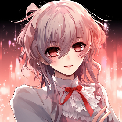 Image For Post | Shoujo-inspired anime character with huge sparkling eyes, too many frills and lace, and overly soft pastel colors. examples of cringe worthy anime pfp pfp for discord. - [cringe anime pfp](https://hero.page/pfp/cringe-anime-pfp)