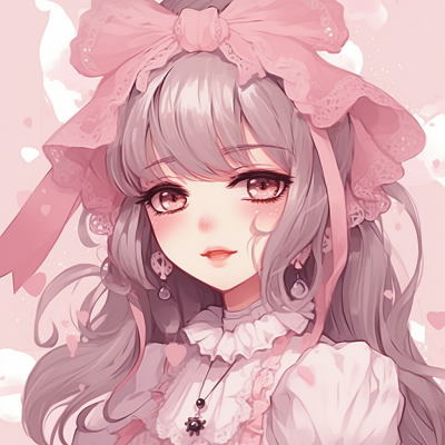 Image For Post | Elegant portrait of a pink anime girl, sophisticated expressions and elaborate hair details. sophisticated pink anime girl pfp drawings pfp for discord. - [Pink Anime Girl PFP Gallery](https://hero.page/pfp/pink-anime-girl-pfp-gallery)