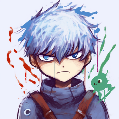 Image For Post | Profile of Todoroki showcasing his combat stance, dynamic movement and bold outlines. classic pfp for school pfp for discord. - [PFP for School Profiles](https://hero.page/pfp/pfp-for-school-profiles)