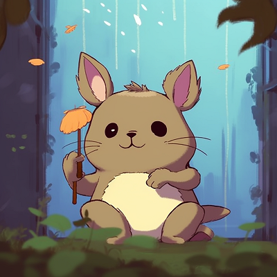 Image For Post | Totoro in pastel colors, beautiful composition and relaxed atmosphere. cute pfp for school pfp for discord. - [PFP for School Profiles](https://hero.page/pfp/pfp-for-school-profiles)
