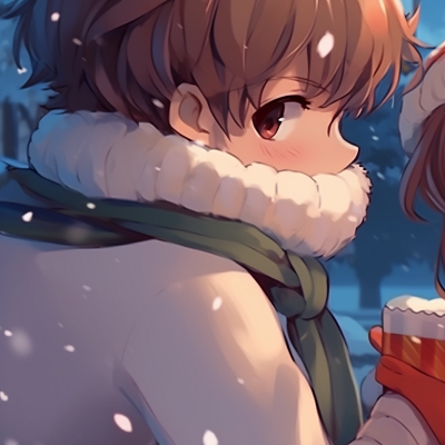 Image For Post | Two characters singing Christmas carols, detailed expressions and mood lighting, reflective of a joyous moment. christmas matching pfp for festive pfp for discord. - [christmas matching pfp, aesthetic matching pfp ideas](https://hero.page/pfp/christmas-matching-pfp-aesthetic-matching-pfp-ideas)