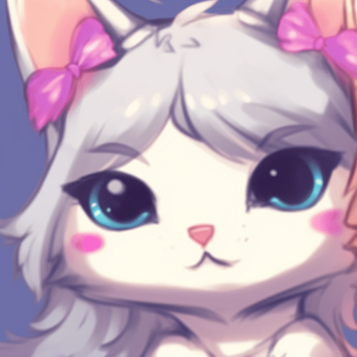 Image For Post | Two characters with cat motifs, striking eyes, and complimentary color schemes. girl-themed cat matching pfp pfp for discord. - [cat matching pfp, aesthetic matching pfp ideas](https://hero.page/pfp/cat-matching-pfp-aesthetic-matching-pfp-ideas)