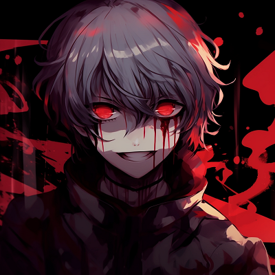 Image For Post | Kaneki's distinctive ghoul mask, high contrast black and white. character insights for crazy anime pfp pfp for discord. - [Crazy Anime PFP](https://hero.page/pfp/crazy-anime-pfp)