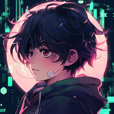 Image For Post | Anime boy staring into the distance, soft color palette with layered shadows. anime boy pfp aesthetic overview pfp for discord. - [Anime Boy PFP Aesthetic Selection](https://hero.page/pfp/anime-boy-pfp-aesthetic-selection)