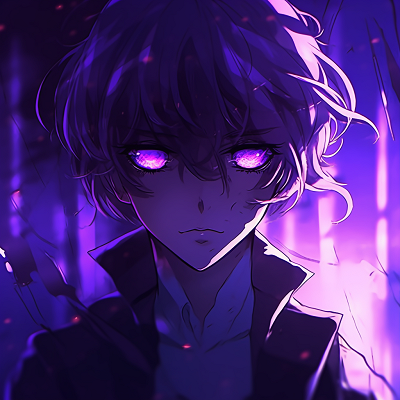 Image For Post | Anime profile picture radiating with intense shades of purple, complete with sparkling details in the eyes. charming purple anime pfp pfp for discord. - [Purple Pfp Anime Collection](https://hero.page/pfp/purple-pfp-anime-collection)
