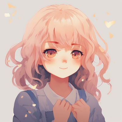 Image For Post | Adorable anime girl with oversized eyes, intricate detailing on eyelashes and irises. cute aesthetic anime girl pfp pfp for discord. - [Aesthetic Cute Anime PFP Gallery](https://hero.page/pfp/aesthetic-cute-anime-pfp-gallery)