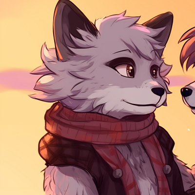 Image For Post | Two furry characters bundled up in winter attire, cool blues and whites, playful snowflakes surrounding them. animated furry matching pfp pfp for discord. - [furry matching pfp, aesthetic matching pfp ideas](https://hero.page/pfp/furry-matching-pfp-aesthetic-matching-pfp-ideas)