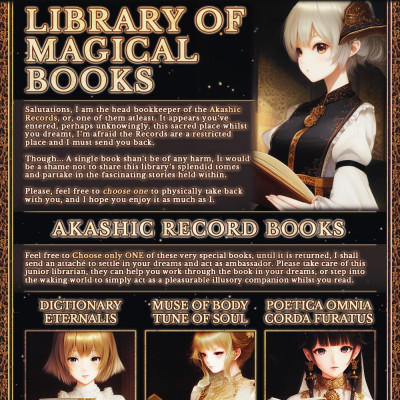 Image For Post Library of Magical Books ARB CYOA from /tg/