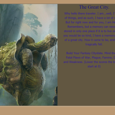 Image For Post Great City That Was CYOA by UnfrtntlyntYeats