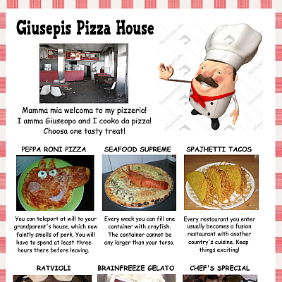 Image For Post Giuseppi's Pizza House CYOA
