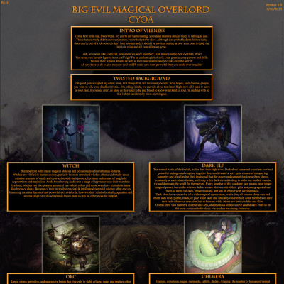 Image For Post Big Evil Magical Overlord CYOA from /tg/