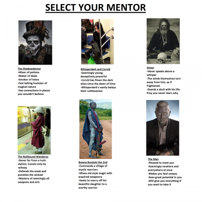 Image For Post Select Your Mentor CYOA from /tg/