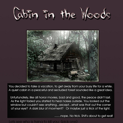 Image For Post Cabin in the Woods CYOA from/tg/