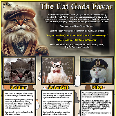 Image For Post The Cat Gods Favor - CYOA by LordCyoa