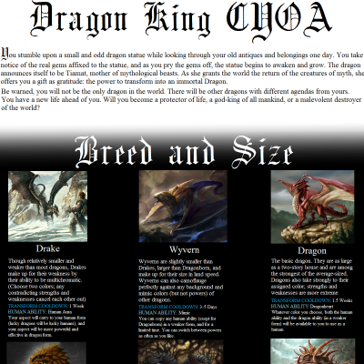 Image For Post Dragon King CYOA By ???