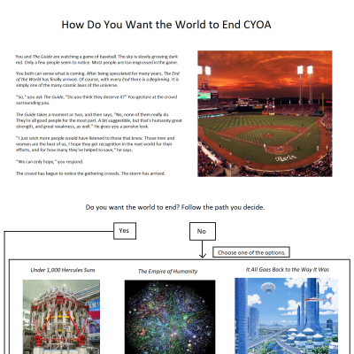 Image For Post How Do You Want The World to End CYOA by LicksMackenzie