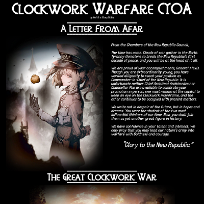 Image For Post Clockwork Warfare CYOA V2 by HwangOfTheSon