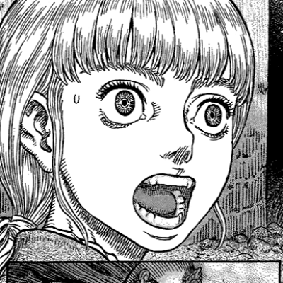 Image For Post | Aesthetic anime & manga PFP for discord, Berserk, Struggle in the Dark - 340, Page 8, Chapter 340. 1:1 square ratio. Aesthetic pfps dark, color & black and white. - [Anime Manga PFPs Berserk, Chapters 292](https://hero.page/pfp/anime-manga-pfps-berserk-chapters-292-341-aesthetic-pfps)